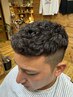 【直毛撃退】フェードカット＋アイロンパーマ＋シェービング