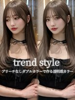 エス 熊谷(Ess)&nbsp;透明感カラー/レイヤーカット/ブリーチなしダブルカラー/熊谷