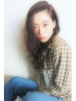 リマ(RIMA)&nbsp;【RIMA】HARUKI 外国人風☆アッシュグレージュ×パーマstyle