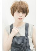 シースルーバング/ふわショート/似合わせカット/ふわミディ