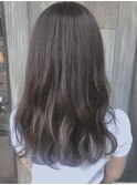 外国人風グレーアッシュ◎透け感/透明感◎