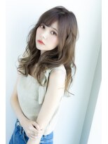 ヌーン ヘアメイク プラス ハッピータイムズ(NOON hair make+happy times)&nbsp;耳かけ☆透明感イルミナアッシュベージュ 中野ヌーンstyle08