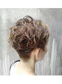 パーマ風くせ毛ヘアー