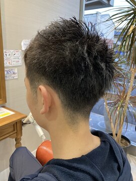 ヘアー クラージュ(hair courage) 刈り上げショートスタイル