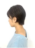 小顔/丸み/ショートボブ/前下がり/かき分けバング/ショート/40代