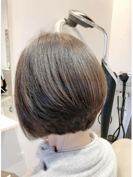 ヘアアンドメイク オプシス(Hair&Make OPSIS) 艶感アップのオイルカラー＆前下がりボブ