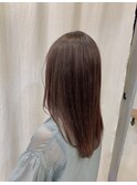 超音波トリートメント×ピンクブラウン