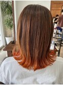 じわじわ人気！オレンジカラースタイル【延山styling】