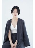 ブルージュ×前髪なし/大人ハンサムショート◎30代40代50代
