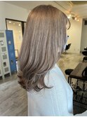 Hona hair ☆ レイヤーカット×ミルクティーベージュ