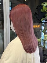 マザー(MOTHER)&nbsp;ダブルカラーミルクティーピンクベージュカラーケアブリーチ韓国