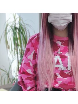 ウルティア(ulutia) レッドピンク×ベイビーピンク