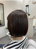 切りっぱなし ミニボブスタイル♪