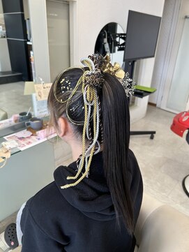 カイム ヘアー(Keim hair) ポニーテールスタイル/ヘアアレンジ/ヘアセット/成人式/卒業式