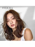 【FELICITA】大人かっこいい×外国人風ウェーブアレンジ