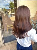 斜めバング/グレージュカラー/シルキーベージュ/東岡崎