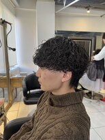 アイズ 海老名(AIZU)&nbsp;波巻きツイストスパイラルパーマ　波巻きパーマ　メンズパーマ