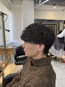 アイズ 海老名(AIZU) 波巻きツイストスパイラルパーマ　波巻きパーマ　メンズパーマ