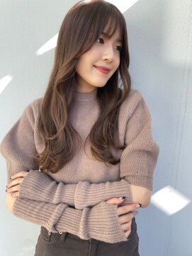 ヘア メイク ハク 横浜(hair make Haku) ＼ふわっとくびれロングレイヤー／髪質改善×ピンクブラウン