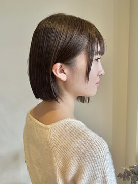 ルートヴィッヒ(Ludwig) つやオリーブベージュ ミニボブ