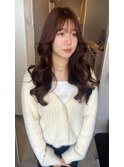 -高知 id- 重めレイヤー 韓国ヘア くびれ巻き☆