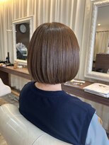ヘアデザインスペース イチエ(hair design space i chi e) 髪質改善ヘアエステで透明感さらにUP!クリアベージュボブ