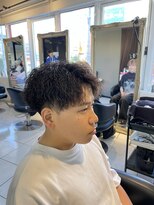 アイズ 海老名(AIZU)&nbsp;ツイストスパイラルパーマ　アップバング　ツイストパーマ　眉毛