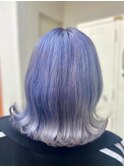 【スモーキーバイオレット】池袋美容室