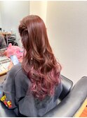 ピンクカラー×はーふついんあ