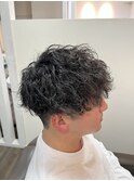 波巻きパーマ