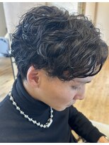 ノウドミ(NODOMI)&nbsp;センターパートスパイラルパーマ