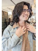 80s個性派ウルフパーマ