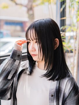 ヘアークラフト(Hair Craft) 美髪レイヤー髪質改善【岡山/問屋町】ブルーブラック
