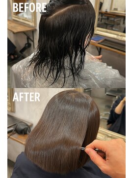 ヘア ラボ ニコ 藤沢店(hair Labo nico...) 自然な丸みとツヤが生まれる美髪矯正