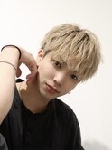 メンズヘア束間マッシュ刈り上げツーブロックショート