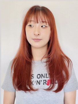 ベイ(BAE) サラサラロングレイヤー/新潟駅/万代/ショート/レイヤー/丸顔