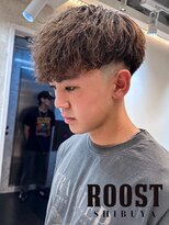 ルースト 渋谷店(ROOST)&nbsp;［雰囲気抜群ヘア］ブラウン×スペインカール
