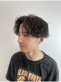 波巻きツイストスパイラルパーマ　フェザーパーマ　本厚木
