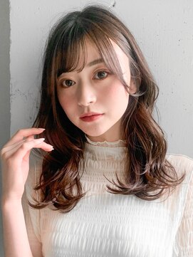 アグノス 青山(Agnos) うる艶髪デジタルパーマココアベージュ小顔前髪#304f1031