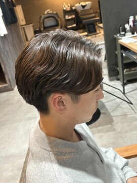 スウェル 柏店(Swell) MEN’S HAIR/サーフカール/刈り上げセンターパート/柏