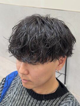 ビカムメンズヘアー 栄店(become men's hair) 収まりが良いシャドウパーマ/無造作メンズヘア