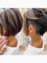ロミー 本厚木(ROMMY.)&nbsp;刈り上げショート刈り上げボブ◎ミックスカラー◎20代～50代