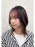 ピンクフェイスフレーミング＆ハイライト★★★