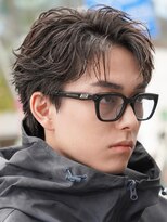 フィフス(fifth)&nbsp;メンズシースルーマッシュニュアンスパーマシャドウパーマテテ風