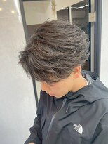 ヘアメイク アリープ(HAIR MAKE ALEAP)&nbsp;メンズカット/アッシュグレー/ニュアンスヘア