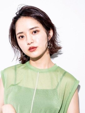 ブティック 茨木店(boutique) アンブレラカラーショートカットレイヤーボブエンドカラー