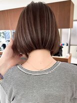 ゴカン バイ ジル ブラン 名古屋(Gokan by JIL BLAN) ハイライトバレイヤージュダブルカラーショートカット30代40代