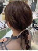 【yuina】編みおろしヘアアレンジ