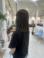 エミュ(emu.) 脱茶髪 透明感暗カラー