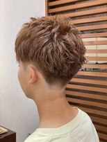 スワン山の田&nbsp;ブリーチなし黒髪からの初カラー！爽やか夏アップバング
